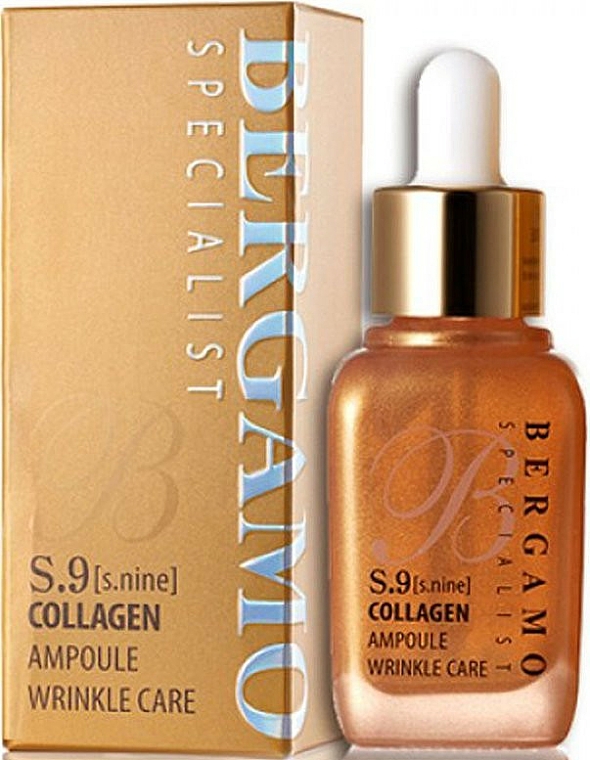 Przeciwzmarszczkowe serum do twarzy z kolagenem - Bergamo Specialist S9 Collagen Ampoule — Zdjęcie N2