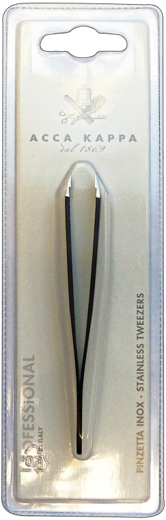 Pęseta, różowa - Acca Kappa Inox Tweezers Stainless Steel — Zdjęcie N1