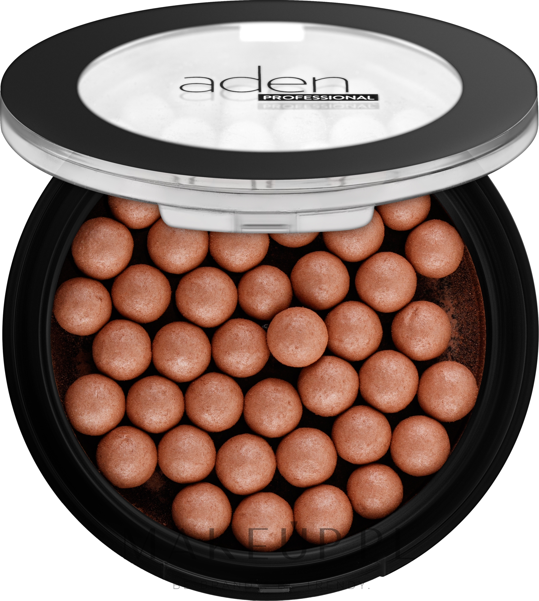Puder w kulkach - Aden Cosmetics Powder Pearls — Zdjęcie 02 - Latte