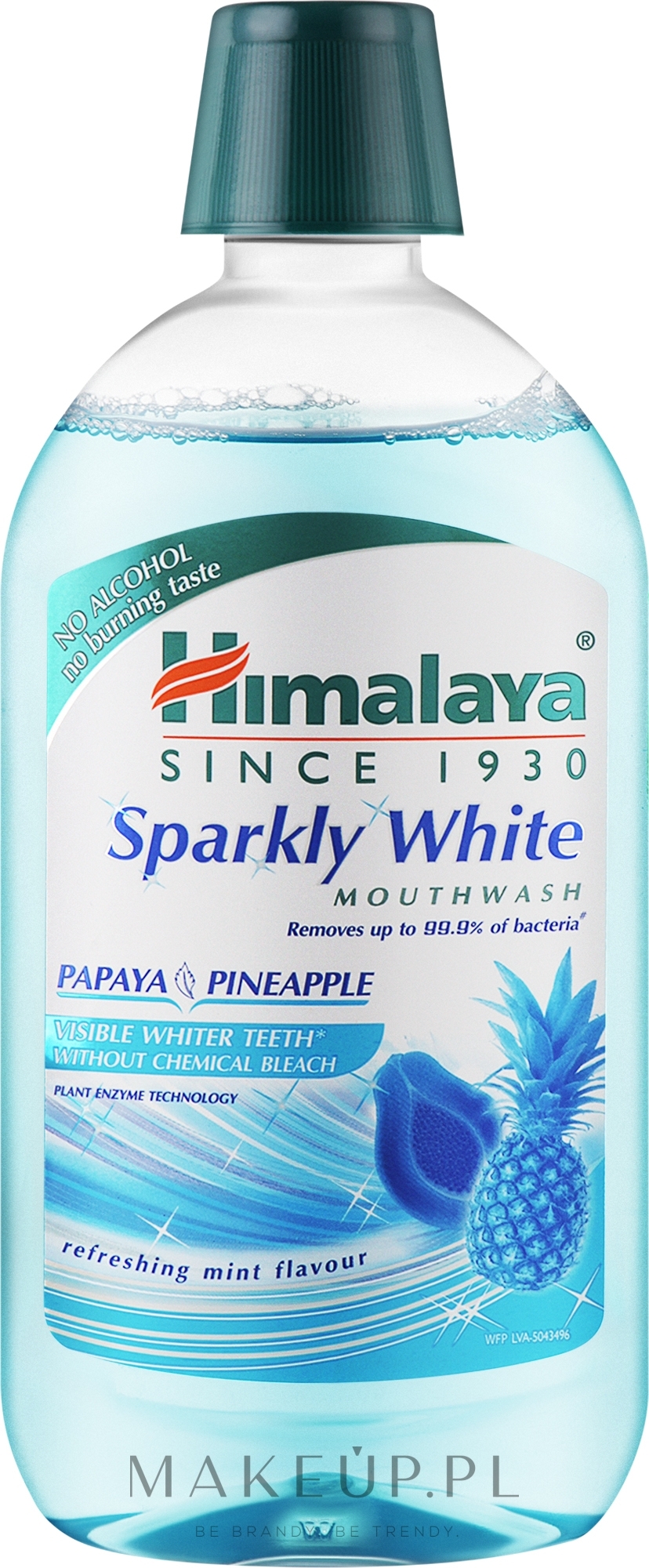 Wybielający płyn do płukania jamy ustnej - Himalaya Sparkly White Mouthwash — Zdjęcie 450 ml