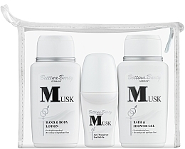 Kup Bettina Barty Musk Mini Travelset Set - Zestaw (s/g/150ml + b/lot/150ml + deo/50ml)