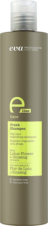 Odświeżający szampon do włosów przetłuszczających się - Eva Professional E-line Fresh Shampoo