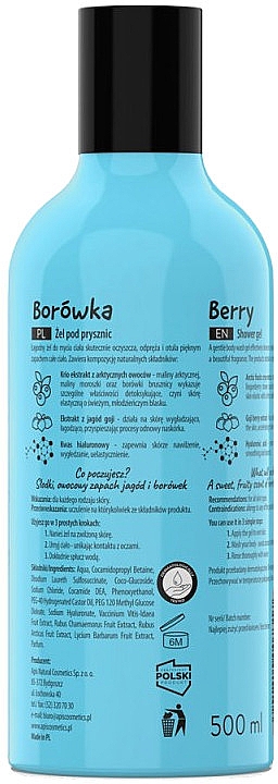 Żel pod prysznic Borówka - APIS Professional Fruit Shot Blueberry Shower Gel — Zdjęcie N2