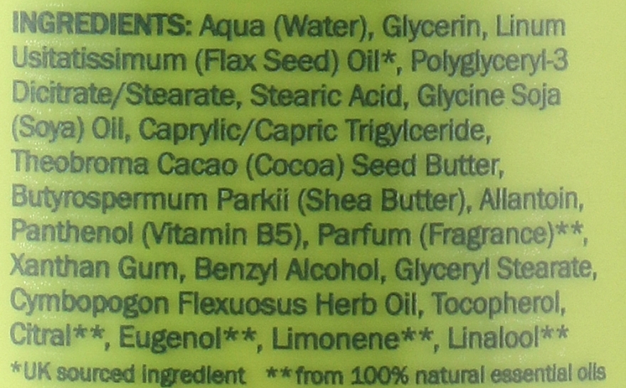 Balsam do rąk i ciała Kolendra & Liście limonki - Scottish Fine Soaps Naturals Coriander & Lime Leaf Body Lotion — Zdjęcie N2