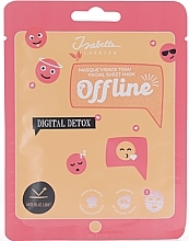 Maska na twarz z tkaniny Offline–Digital Detox - Isabelle Laurier Facial Sheet Mask — Zdjęcie N1