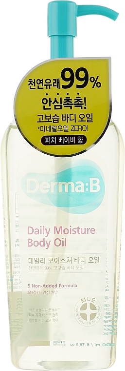 Nawilżający olejek do ciała - Derma-B Daily Moisture Body Oil — Zdjęcie N1