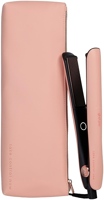 Prostownica do włosów, brzoskwiniowy - Ghd Gold Take Control Now Professional Advanced Styler Pink Peach — Zdjęcie N2