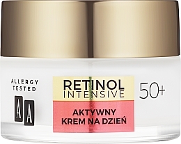 Kup Aktywny krem redukujący zmarszczki i poprawiający elastyczność do twarzy na dzień - AA Retinol Intensive 50+