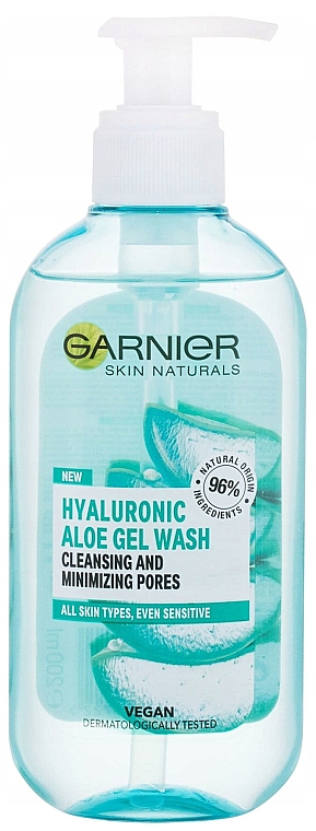 Żel do mycia twarzy - Garnier Hyaluronic Aloe Gel Wash