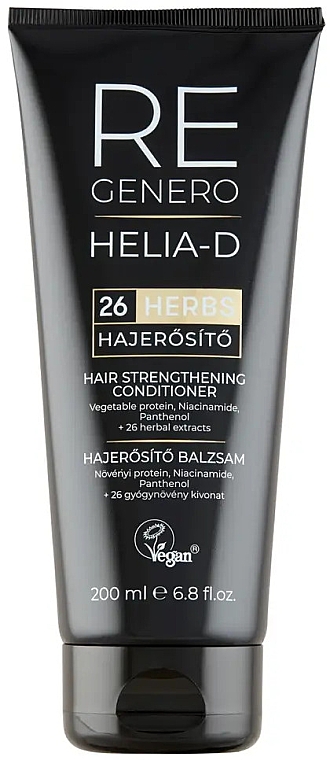 Odżywka wzmacniająca włosy - Helia-D Regenero Hair Strengthening Conditioner — Zdjęcie N1