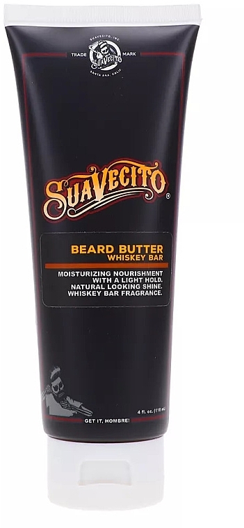 Olejek do brody Whiskey Bar - Suavecito Beard Butter Whiskey Bar — Zdjęcie N1