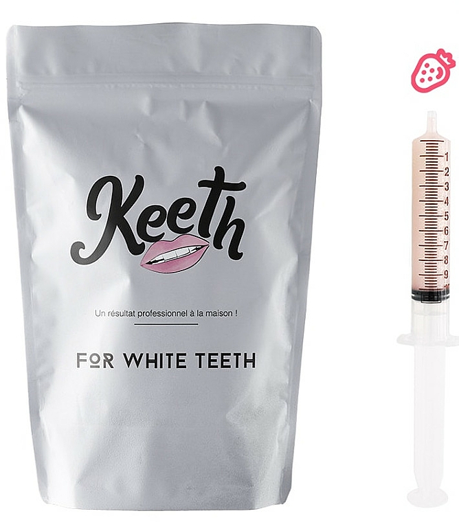 Zestaw wymiennych wkładów do wybielania zębów - Keeth Strawberry Refill Pack — Zdjęcie N1