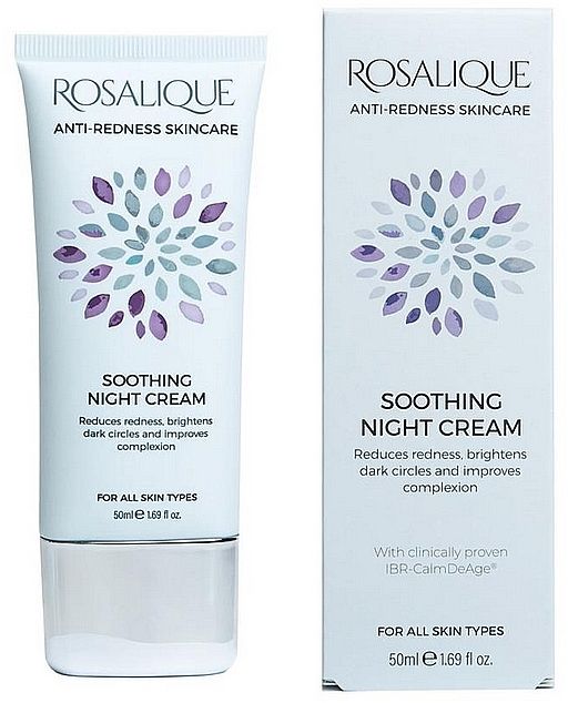 Kojący krem do twarzy na noc - Rosalique Soothing Night Cream — Zdjęcie N1