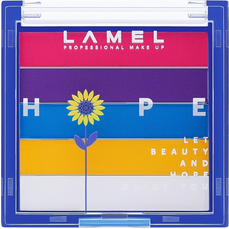 Zestaw kolorowych eyelinerów - LAMEL Make Up HOPE Color Eyeliner Palette