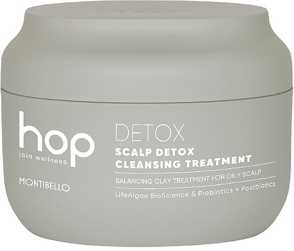 Rewitalizująca maska ​​detoksykująca do włosów - Montibello HOP Detox Cleansing Treatment — Zdjęcie N1