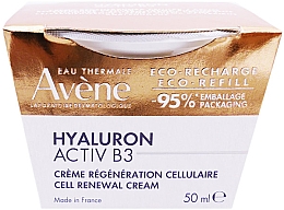 Krem do regeneracji komórek - Avene Hyaluron Activ B3 Cellular Regenerating Cream Refill (uzupełnienie) — Zdjęcie N1