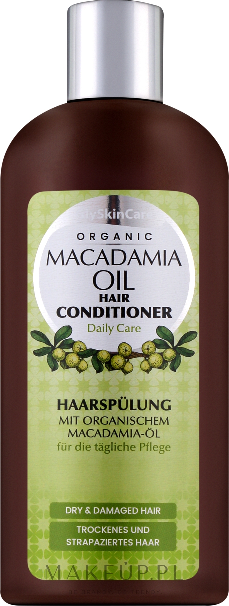 Odżywka do włosów z organicznym olejem makadamia - GlySkinCare Macadamia Oil Hair Conditioner — Zdjęcie 250 ml