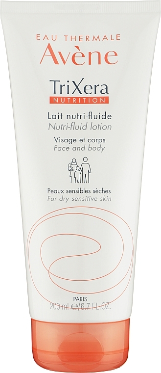 Lekkie odżywcze mleczko do twarzy i ciała do skóry suchej i wrażliwej - Avene Trixera Nutrition Nutri-Fluid Lotion