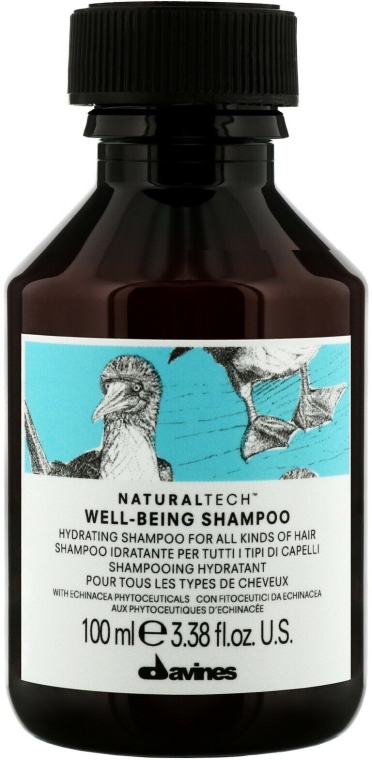 Nawilżający szampon do włosów - Davines Naturaltech Well Being Shampoo — Zdjęcie N2