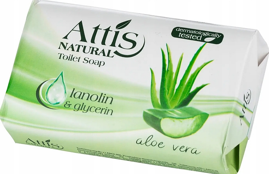 Mydło toaletowe Aloe Vera - Attis Natural Aloe Vera Soap — Zdjęcie N1