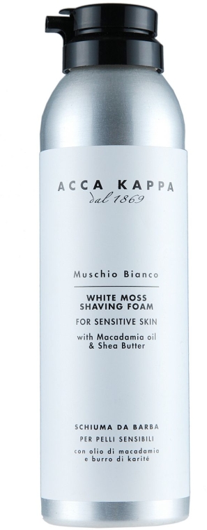 Pianka do golenia - Acca Kappa White Moss Shave Foam Sensitive Skin — Zdjęcie N2
