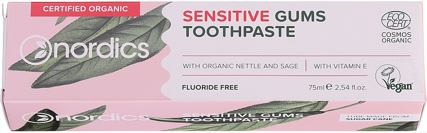 Pasta do wrażliwych zębów - Nordics Sensitive Gums Toothpaste — Zdjęcie N1