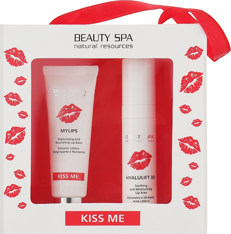 Zestaw - Beauty Spa Kiss Me (ser/10ml + lip/balm/10ml) — Zdjęcie N1
