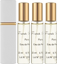 Franck Boclet Goldenlight Nirvana - Zestaw (edp/20ml + refill/3x20ml) — Zdjęcie N2