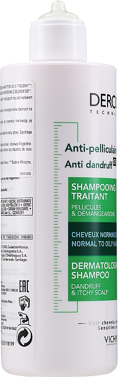 PRZECENA! Przeciwłupieżowy szampon z dwusiarczkiem selenu do włosów normalnych i przetłuszczających się - Vichy Dercos Anti-Pelliculaire Anti-Dandruff Shampooing * — Zdjęcie N9