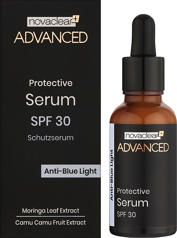 PRZECENA! Serum chroniące przed niebieskim światłem SPF 30 - Novaclear Advanced Protective Serum Anti-Blue Light SPF 30 * — Zdjęcie N2