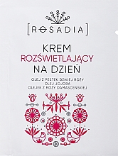 Rozświetlający krem do twarzy na dzień - Rosadia Face Day Cream (próbka) — Zdjęcie N1