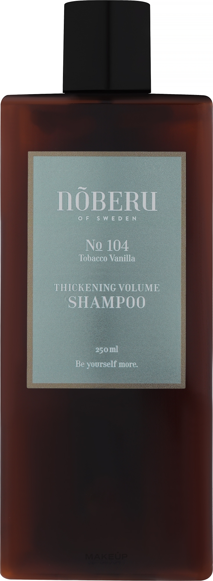Szampon zwiększający objętość - Noberu Of Sweden №104 Tobacco-Vanilla Thickening Volume Shampoo — Zdjęcie 250 ml