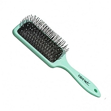 Kup Prostokątna szczotka do włosów, turkusowa - Eurostil Turquoise Small Rectangular Brush