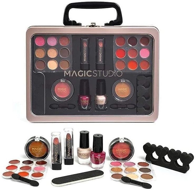 Zestaw do makijażu w etui, 28 produktów - Magic Studio Colorful Total Colors Case — Zdjęcie N2