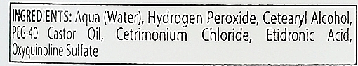Utleniacz w kremie 30 Vol. 9% - Black Professional Line Cream Hydrogen Peroxide — Zdjęcie N5