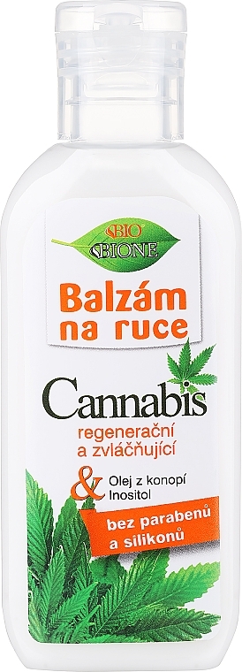 Balsam do rąk z olejem konopnym - Bione Cosmetics Cannabis Hand Balm — Zdjęcie N1