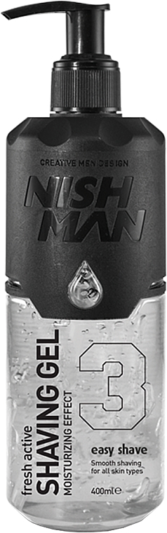 Żel do golenia - Nishman Shaving Gel No.3 Fresh Active — Zdjęcie N1