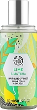 Mgiełka do włosów i ciała Limonka i matcha - The Body Shop Lime & Matcha Hair & Body Mist — Zdjęcie N1