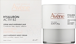 Multiintensywny krem do twarzy na noc - Avene Hyaluron Activ B3 Multi-Intensive Night Cream — Zdjęcie N2