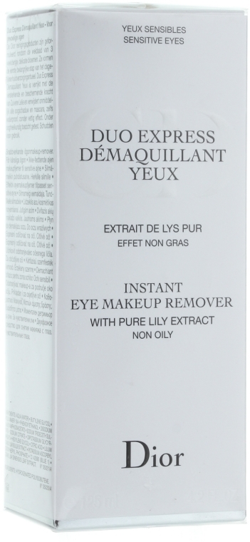 Płyn z ekstraktem z lilii do demakijażu oczu - Dior Duo Magique Demaquillant Pour Les Yeux 125ml