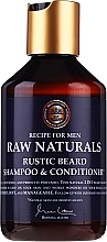Kup Szampon i odżywka do brody - Recipe For Men RAW Naturals Rustic Beard Shampoo & Conditioner