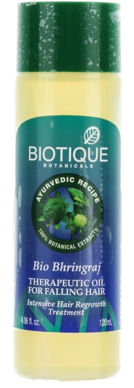 Olej przeciwko siwieniu włosów - Biotique Bio Bhringraj Fresh Growth Therapeutic Oil — Zdjęcie N1