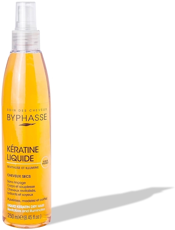 Keratynowy spray do włosów suchych - Byphasse Activ Protect Keratin Dry Hair Spray — Zdjęcie N1
