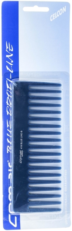 Grzebień nr 419 Blue Profi Line do prostowania włosów, 16 cm - Comair — Zdjęcie N1