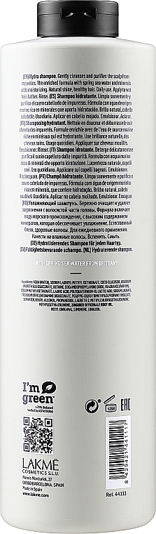 Pielęgnujący szampon bez siarczanów - Lakmé Teknia Organic Balance Shampoo — Zdjęcie N4