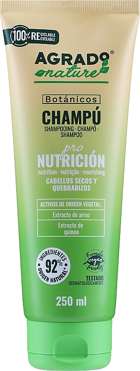 Szampon do włosów - Agrado Nature Pro Nutrition Botanical Treatment Shampoo — Zdjęcie N1