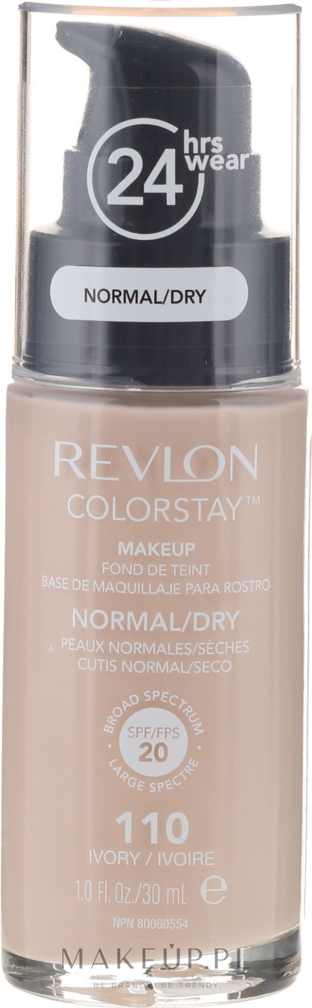 Podkład w płynie - Revlon ColorStay Foundation For Normal/Dry Skin SPF 20 — Zdjęcie 110 - Ivory
