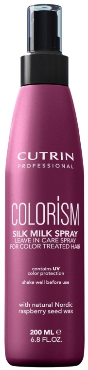 Dwufazowa odżywka w sprayu do włosów farbowanych - Cutrin Silk Milk Spray