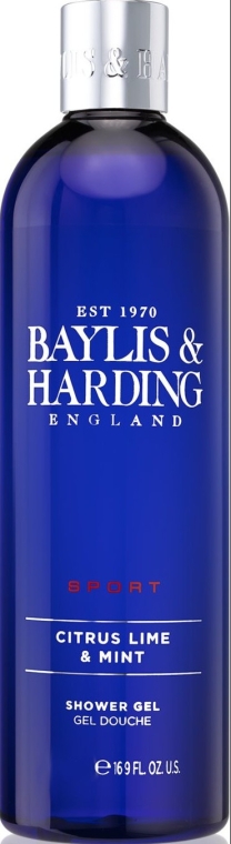 Żel pod prysznic dla mężczyzn - Baylis & Harding Men's Citrus Lime & Mint Shower Gel — Zdjęcie N1