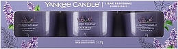 Zestaw świec zapachowych Kwiaty bzu - Yankee Candle Lilac Blossoms (candle/3x37g) — Zdjęcie N1